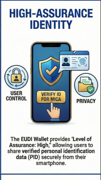 EUDI Wallet: High-Assurance Digital Identity for MiCA-Ready Crypto - Kryptomindz Blog