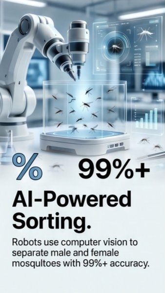 How AI Mosquito Factories Work: From Sex-Sorting Robots to Silent Population Collapse - Kryptomindz Blog